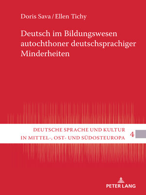 cover image of Deutsch im Bildungswesen autochthoner deutschsprachiger Minderheiten